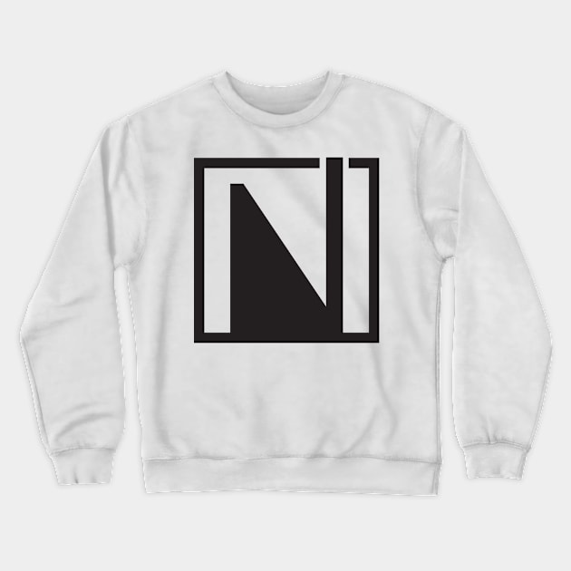 Geometric Abstract black minimal Crewneck Sweatshirt by carolsalazar